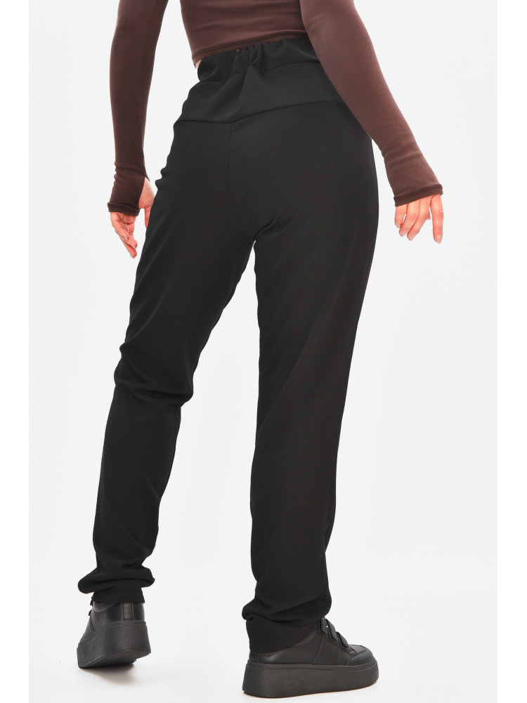 Штани жіночі однотонні чорного кольору 8042 208154C