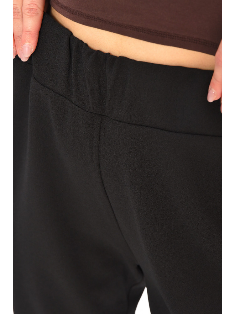 Штани жіночі однотонні чорного кольору 8042 208154C