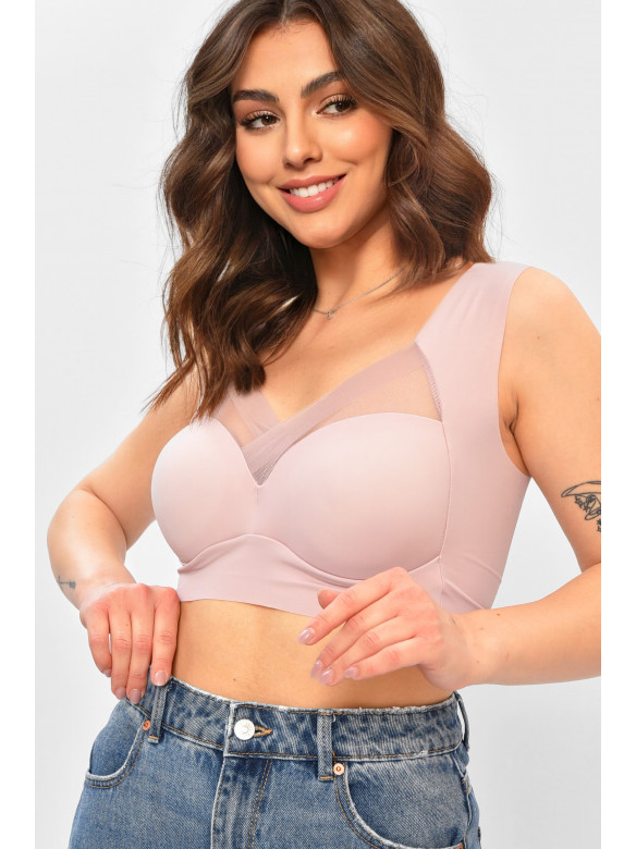 Топ жіночий рожевого кольору  чашка С 006 208156C