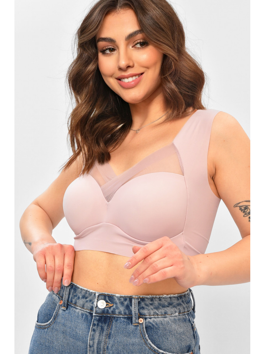 Топ жіночий рожевого кольору  чашка С 006 208156C