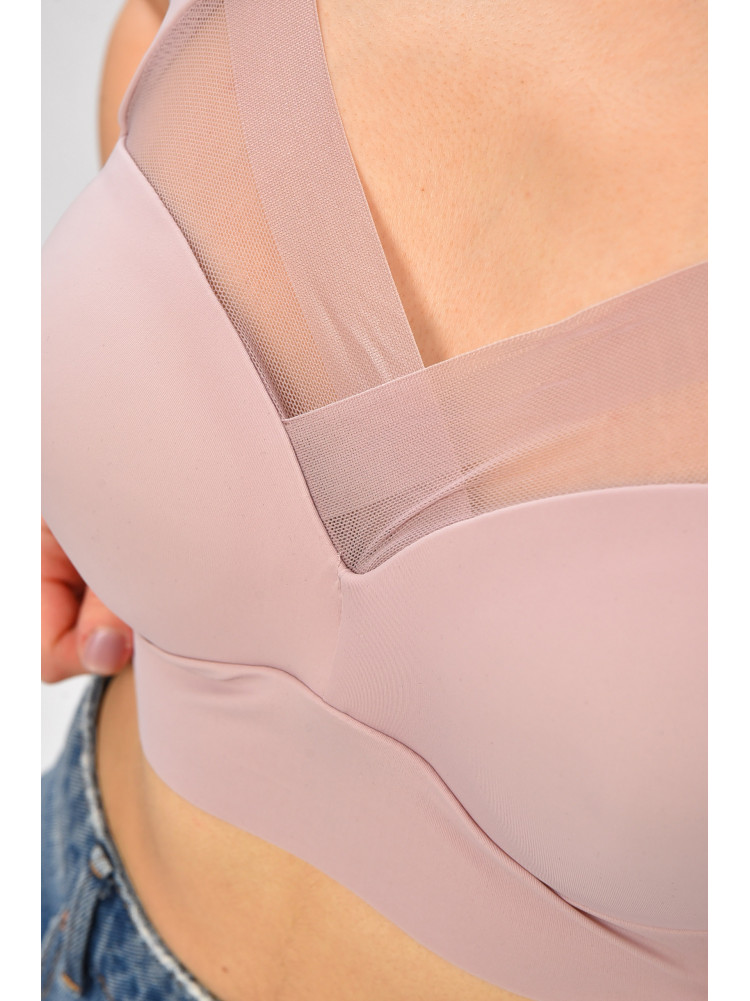 Топ жіночий рожевого кольору  чашка С 006 208156C