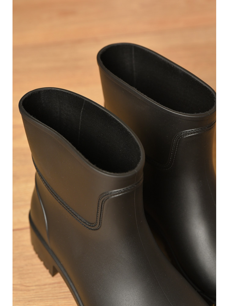 Сапоги резиновые низкие женские черного цвета БЖ-6 208159C