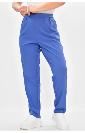Брюки жіночі однотонні синього кольору 8144 208169C Брюки жіночі однотонні синього кольору 8144 208169C