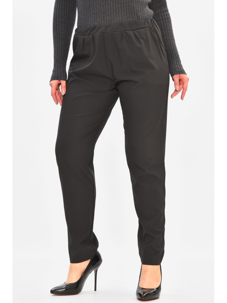 Брюки жіночі днотонні чорного кольору 8144 208171C