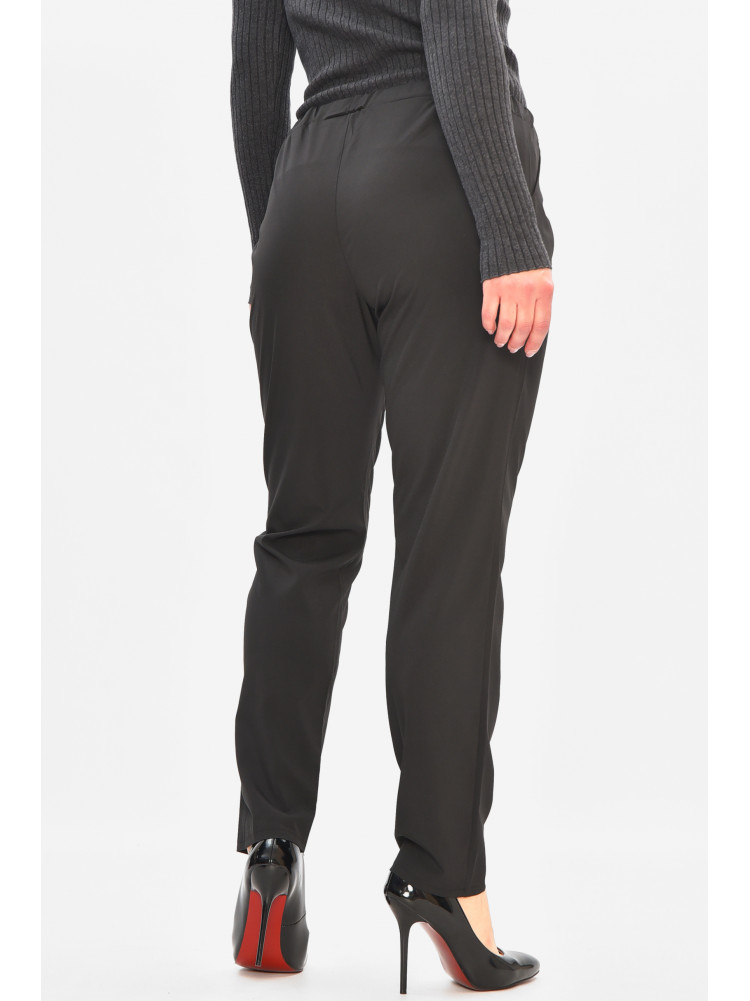 Брюки жіночі днотонні чорного кольору 8144 208171C