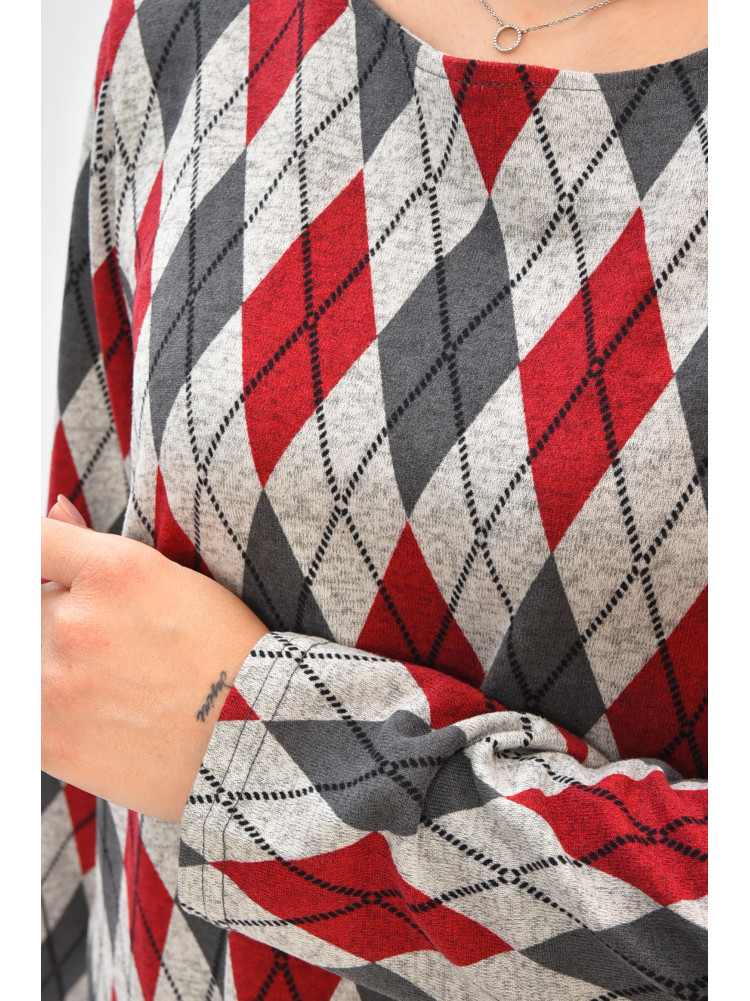 Сукня жіноча сірого кольору з принтом 8086 208172C