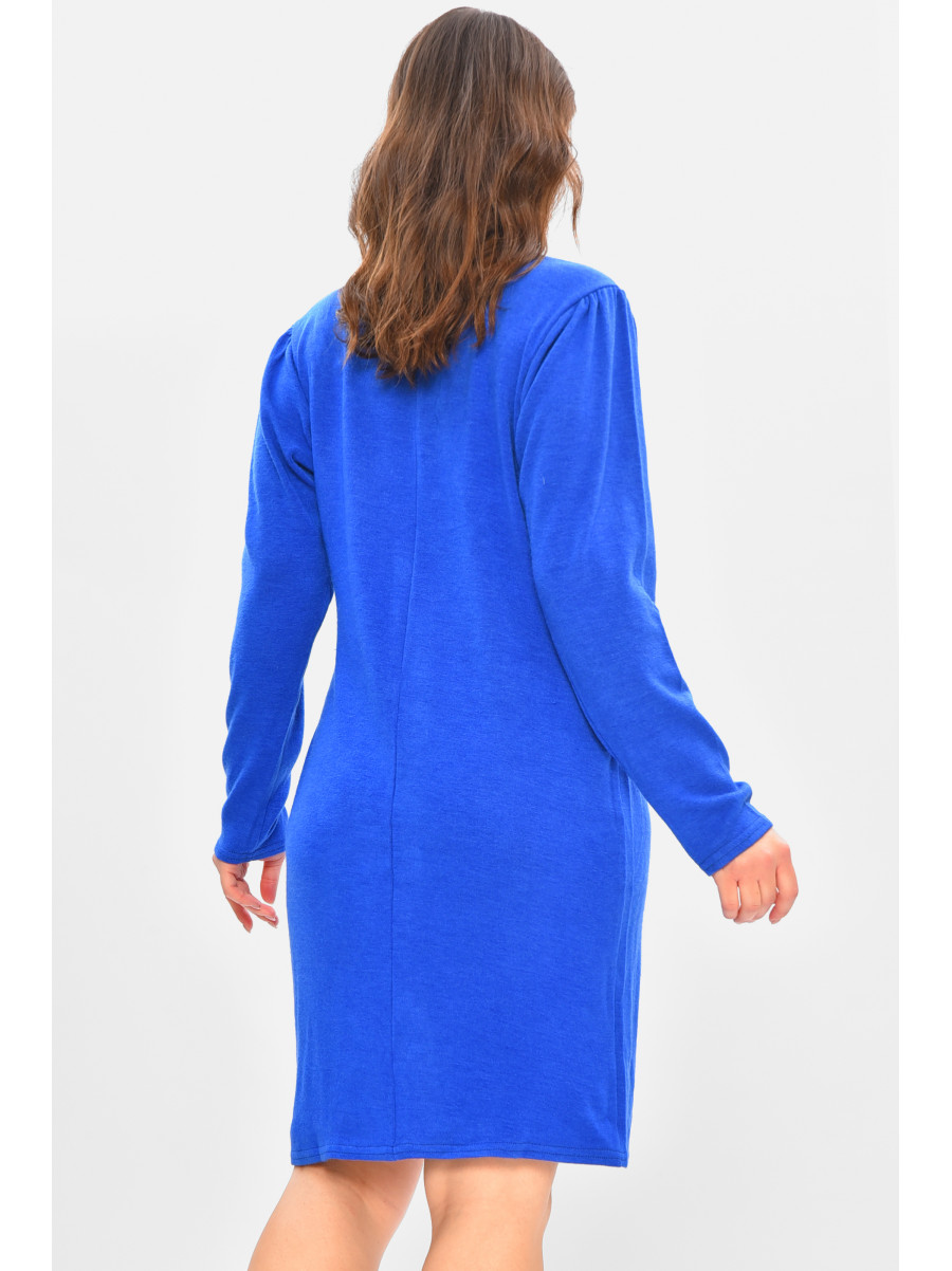Сукня жіноча однотонна синього кольору 8082 208173C