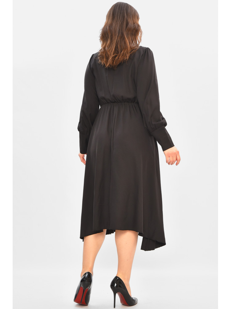 Сукня жіноча однотонна чорного кольору 8446 208174C