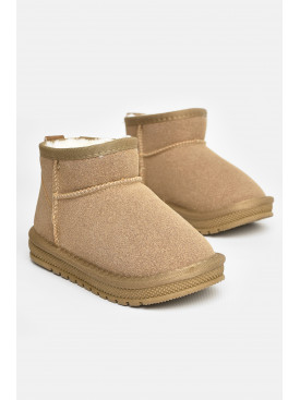 Угги детские искуственная замша бежевого цвета В-315 208177C Угги детские искуственная замша бежевого цвета В-315 208177C