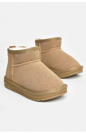 Уггі дитячі штучна замша бежевого кольору В-315 208177C Уггі дитячі штучна замша бежевого кольору В-315 208177C