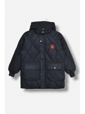 Куртка дитяча зимова темно-синього кольору 23-18 208196C Куртка дитяча зимова темно-синього кольору 23-18 208196C