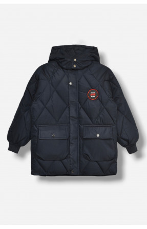 Куртка дитяча зимова темно-синього кольору 23-18 208196C Куртка дитяча зимова темно-синього кольору 23-18 208196C