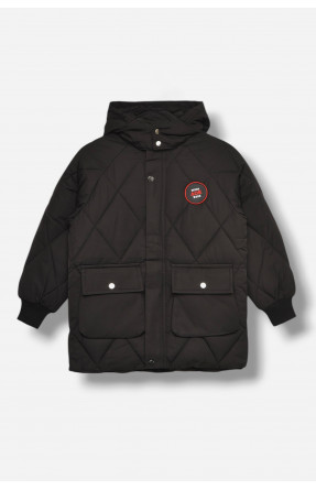 Куртка дитяча зимова чорного кольору 23-18 208198C Куртка дитяча зимова чорного кольору 23-18 208198C