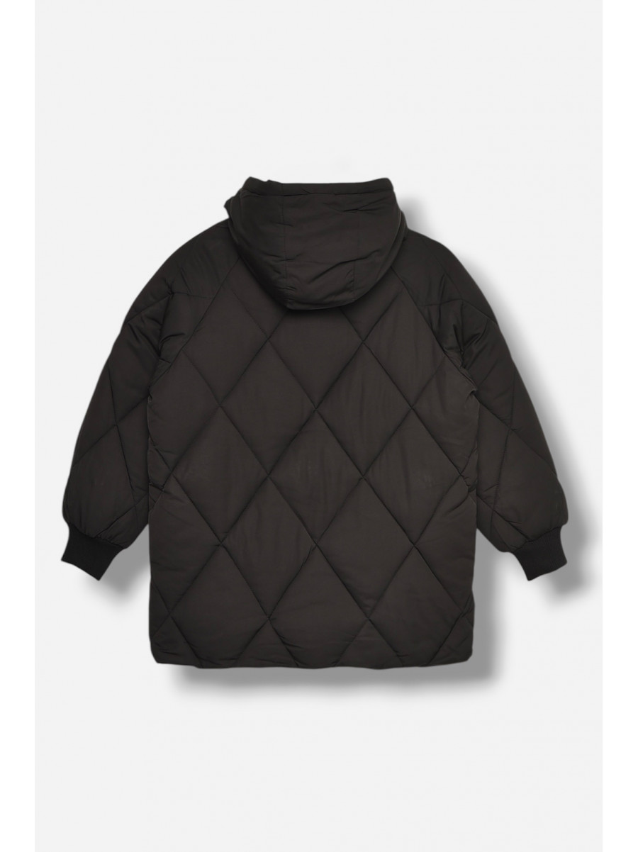 Куртка дитяча зимова чорного кольору 23-18 208198C