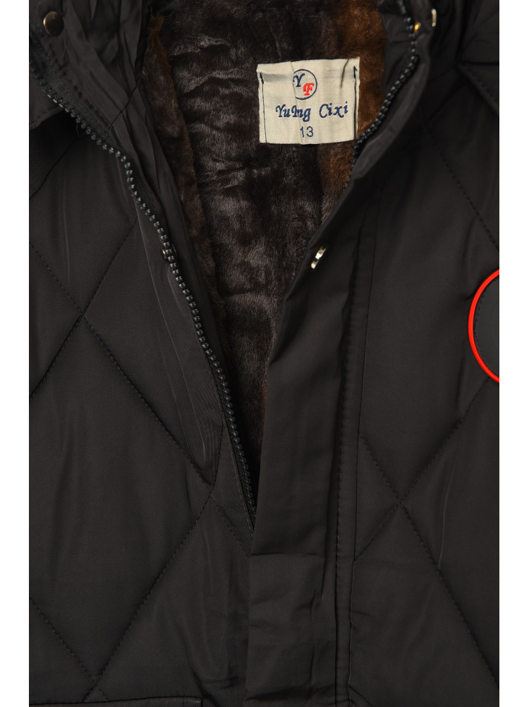 Куртка дитяча зимова чорного кольору 23-18 208198C