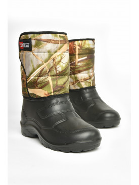 Дутики чоловічі піна на хутрі чорного кольору Б-02 208207C Дутики чоловічі піна на хутрі чорного кольору Б-02 208207C