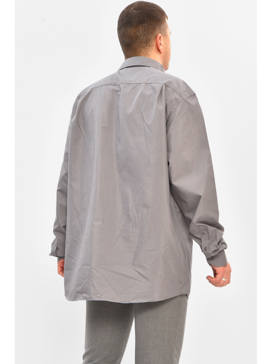 Сорочка чоловіча однотонна сірого кольору SKY2990 208222C