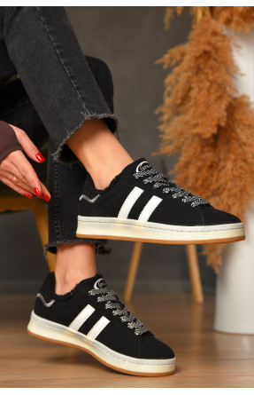 Кросівки жіночі зима чорного кольору на хутрі 670-11 208228C Кросівки жіночі зима чорного кольору на хутрі 670-11 208228C
