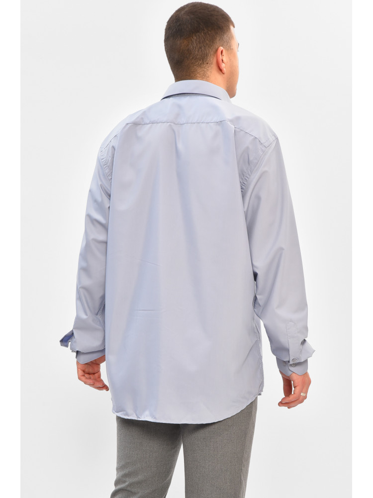 Сорочка чоловіча однотонна блакитного кольору SKY0996 208229C