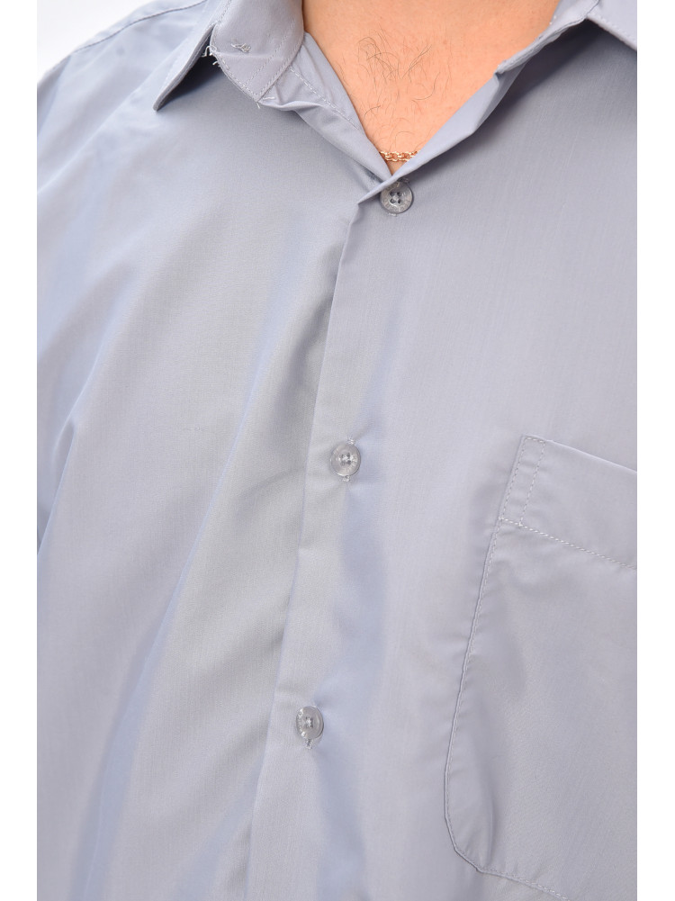 Сорочка чоловіча однотонна блакитного кольору SKY0996 208229C