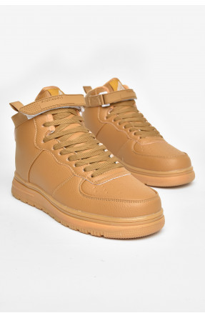 Кросівки чоловічі зима світло-коричневого кольору на шнурівці 630-4 208232C Кросівки чоловічі зима світло-коричневого кольору на шнурівці 630-4 208232C