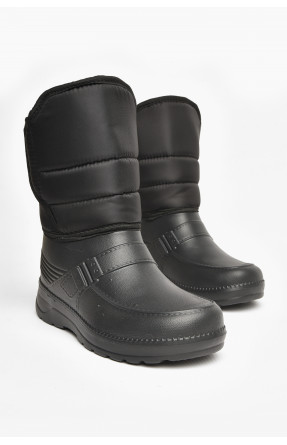 Дутики мужские пена на меху черного цвета МДЛ-03 208249C Дутики мужские пена на меху черного цвета МДЛ-03 208249C