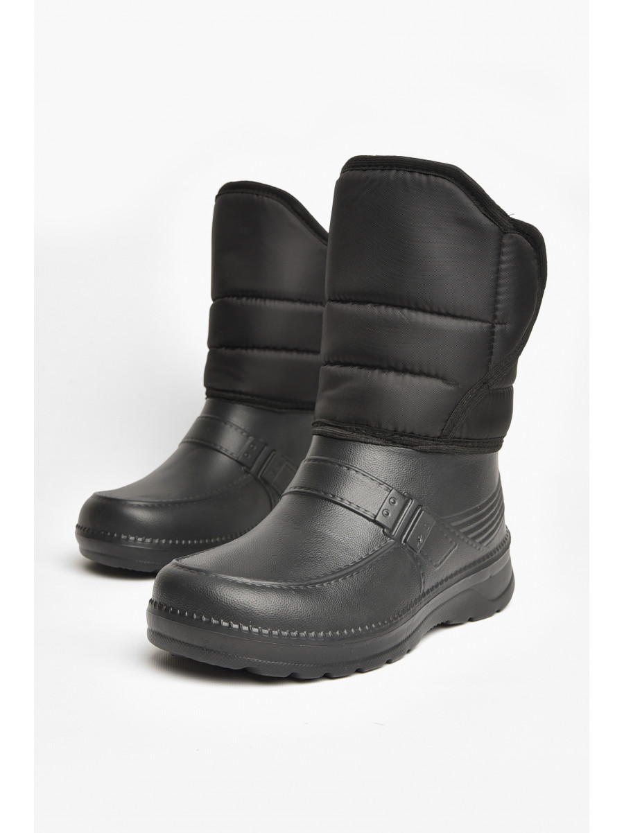 Дутики мужские пена на меху черного цвета МДЛ-03 208249C