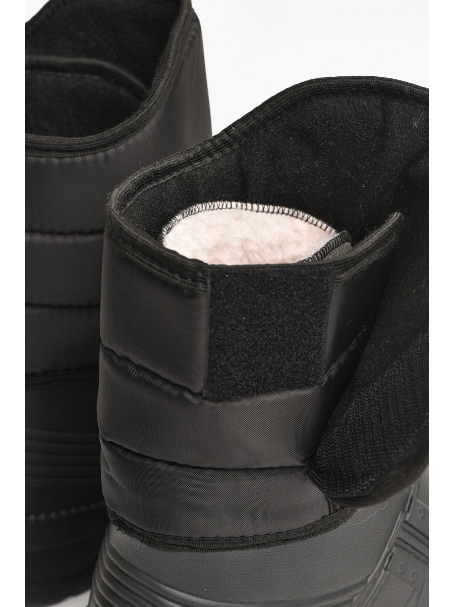 Дутики мужские пена на меху черного цвета МДЛ-03 208249C