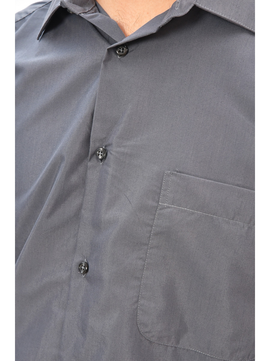 Сорочка чоловіча однотонна темно-сірого кольору SKY2990 208253C