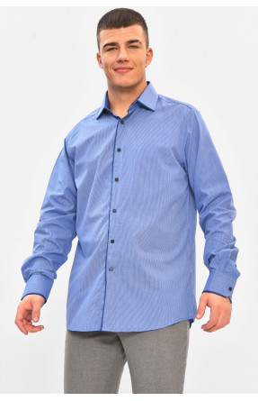 Сорочка чоловіча синього кольору з принтом SDK7571 208255C Сорочка чоловіча синього кольору з принтом SDK7571 208255C