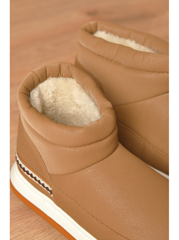 Уггі жіночі на хутрі бежевого кольору 9700-7 208259C