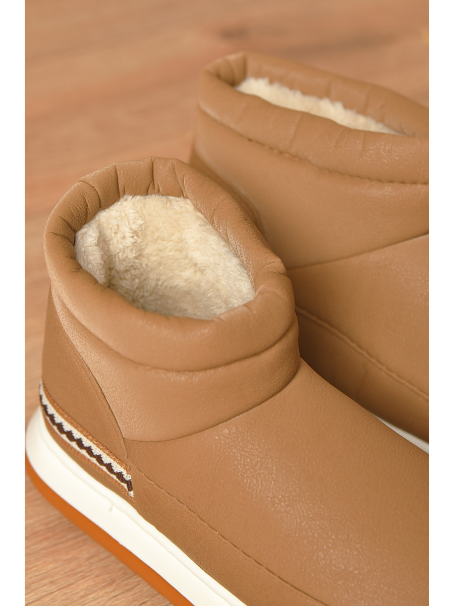 Уггі жіночі на хутрі бежевого кольору 9700-7 208259C