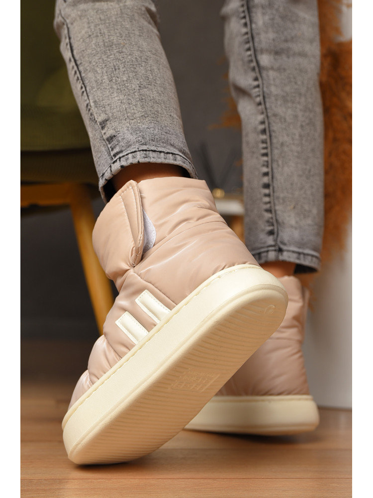 Уггі жіночі на хутрі світло-бежевого кольору 001-3 208262C