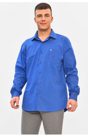 Сорочка чоловіча темно-синього кольору з принтом SKY2329 208265C Сорочка чоловіча темно-синього кольору з принтом SKY2329 208265C