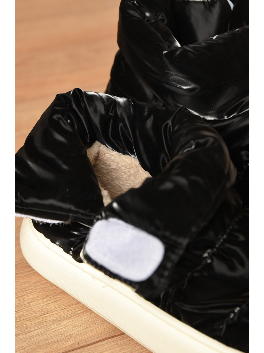 Уггі жіночі на хутрі чорного кольору 001-1 208294C