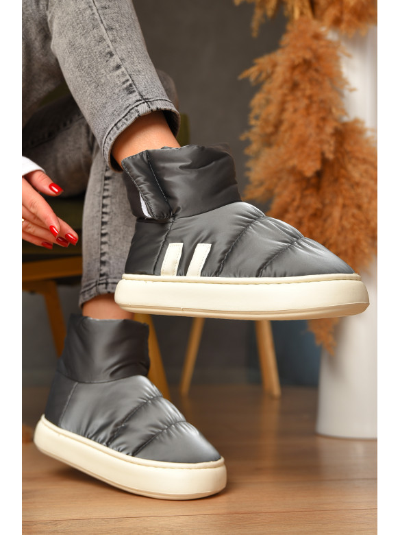 Уггі жіночі на хутрі темно-сірого кольору 001-2 208295C