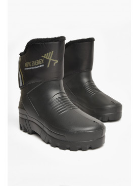 Чоботи чоловічі піна на хутрі чорного кольору ВМ-1172 208299C
