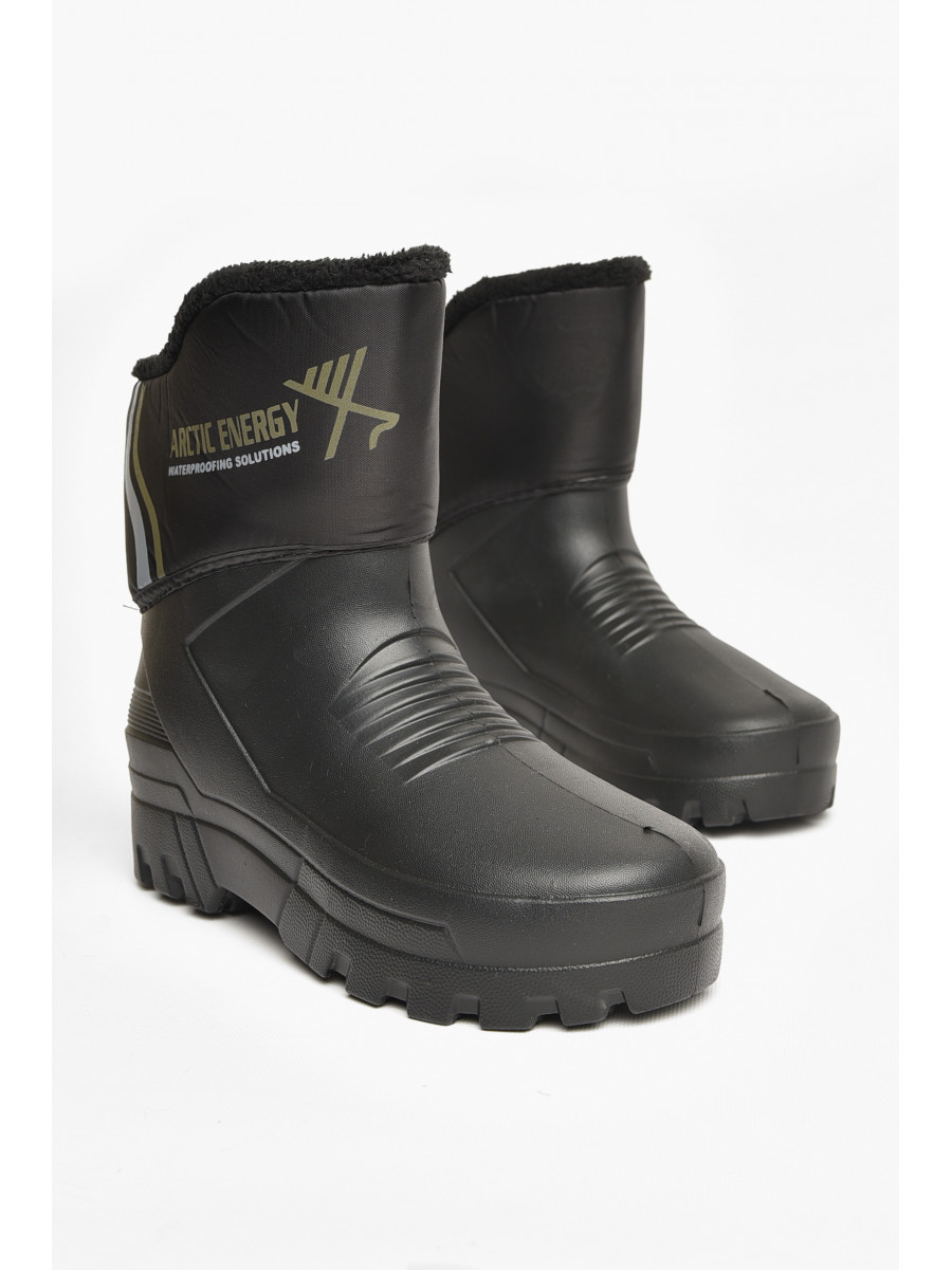 Сапоги мужские пена на меху черного цвета ВМ-1172 208299C