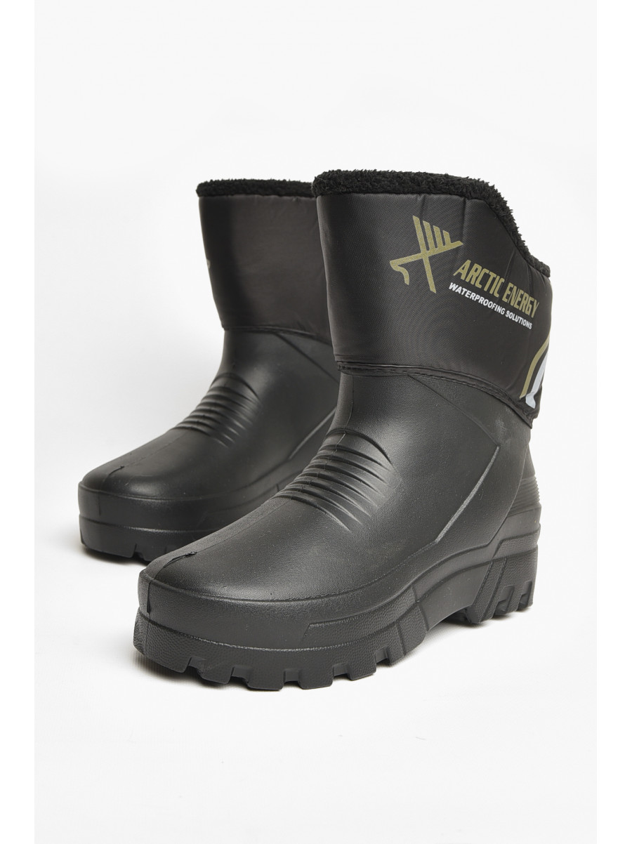 Сапоги мужские пена на меху черного цвета ВМ-1172 208299C