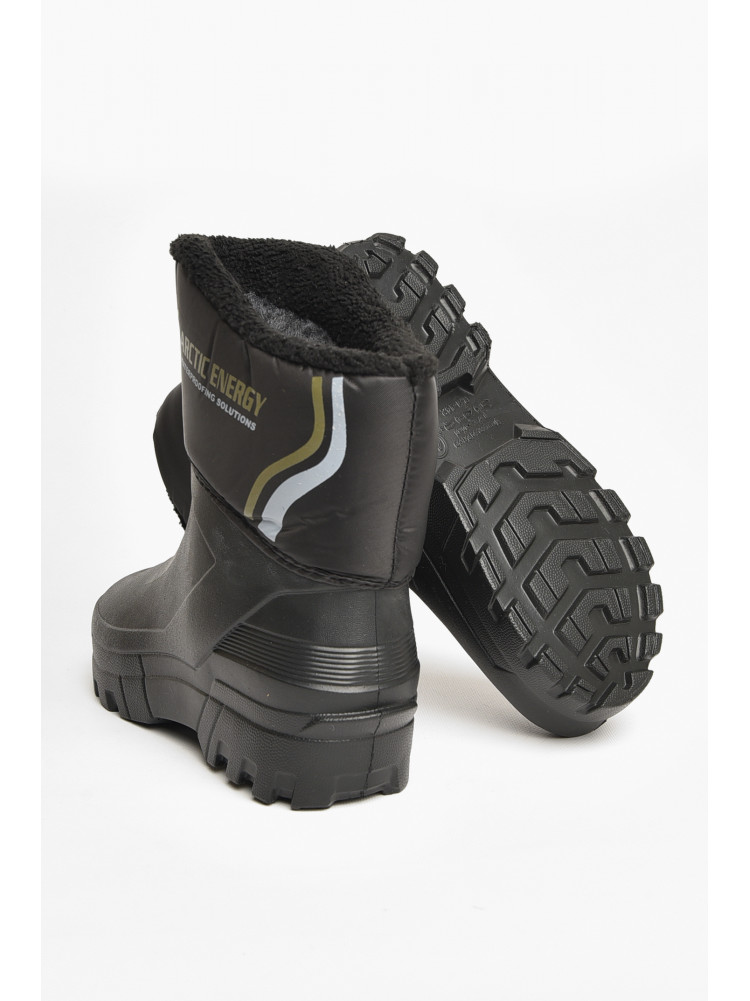 Сапоги мужские пена на меху черного цвета ВМ-1172 208299C