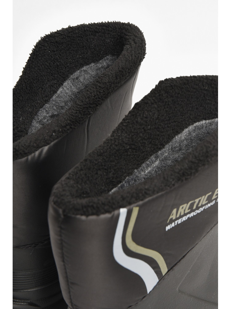 Сапоги мужские пена на меху черного цвета ВМ-1172 208299C