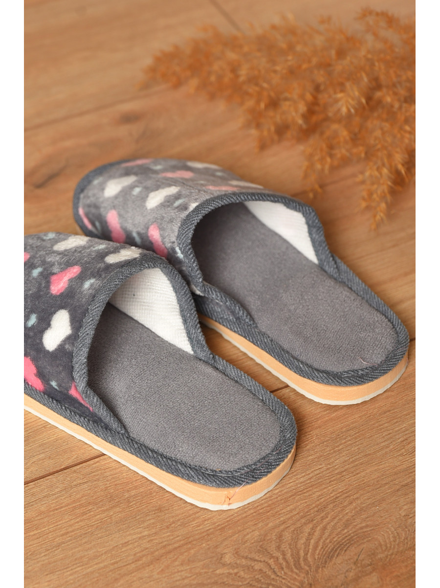 Капці домашні жіночі сірого кольору SP-004 208316C