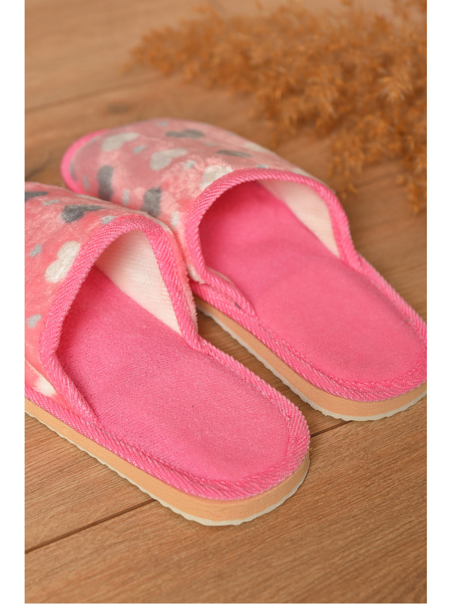 Капці домашні жіночі рожевого кольору SP-004 208317C