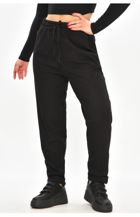 Джинсы женские батальные утепленные черного цвета 582-4 208320C Джинсы женские батальные утепленные черного цвета 582-4 208320C