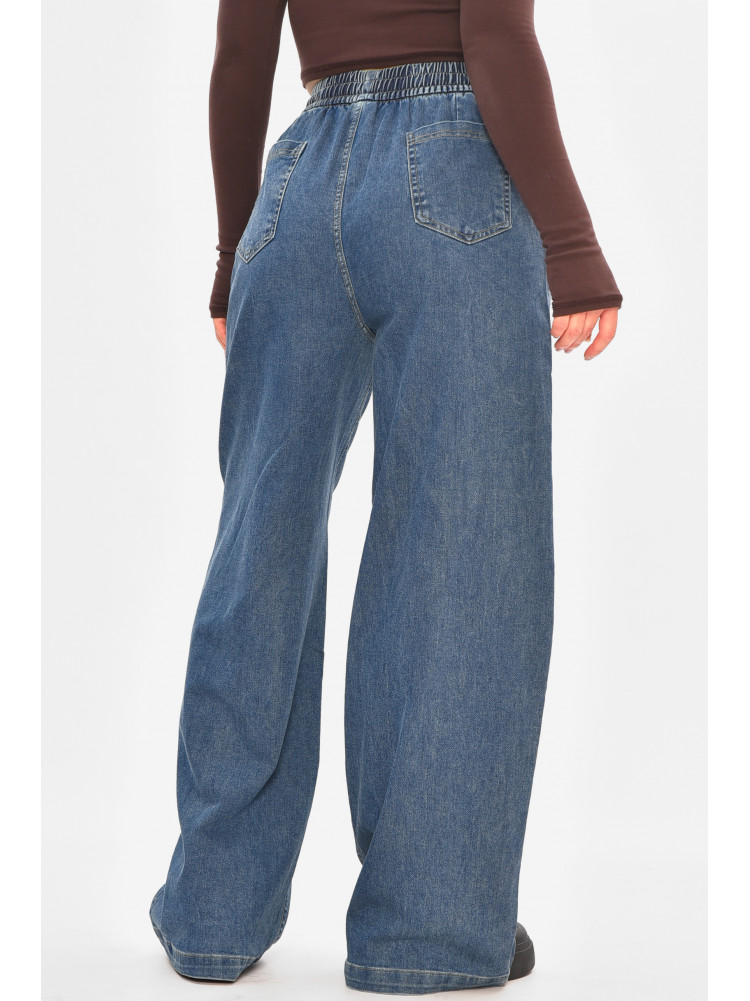 Джинсы женские однотонные синего цвета 541-2 208326C