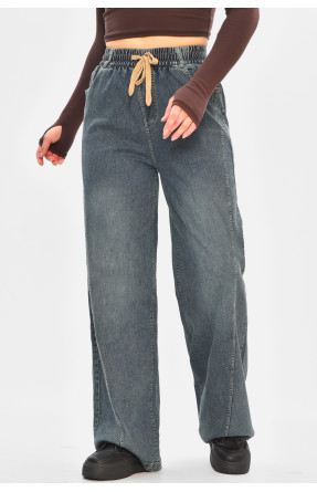 Джинси жіночі однотонні темно-синього кольору 541-4 208329C Джинси жіночі однотонні темно-синього кольору 541-4 208329C