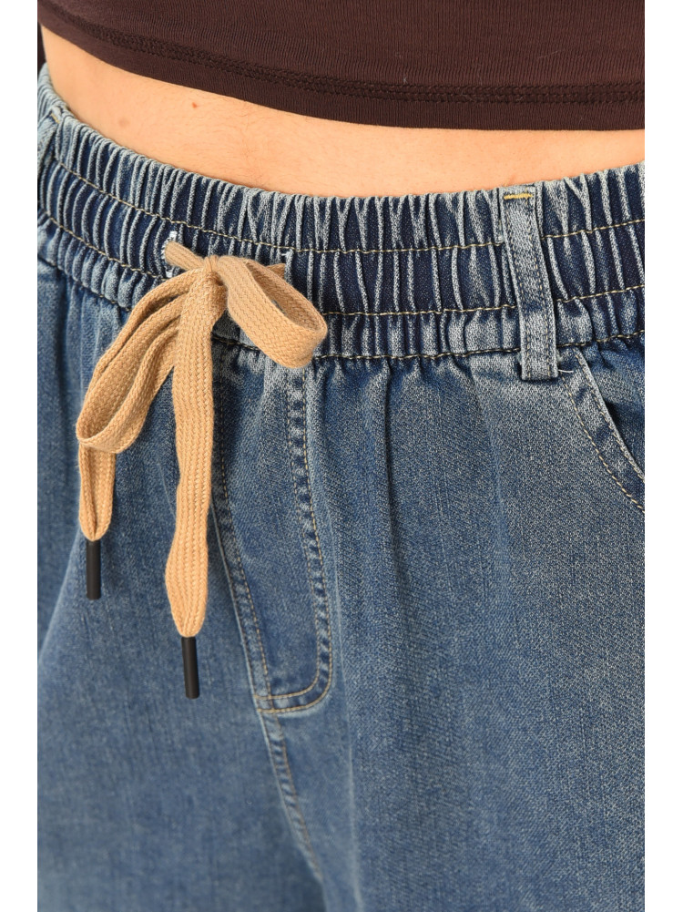 Джинсы женские однотонные синего цвета 541-4 208330C