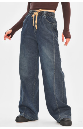 Джинси жіночі однотонні темно-синього кольору 541-4 208331C Джинси жіночі однотонні темно-синього кольору 541-4 208331C