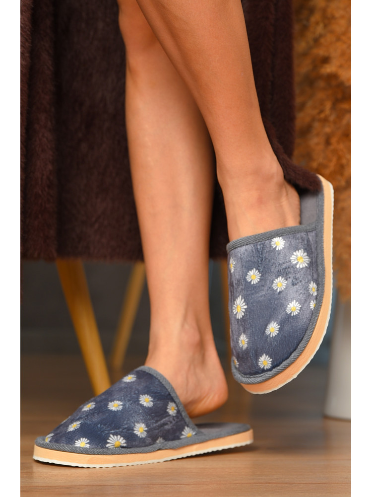 Капці домашні жіночі сірого кольору SP-006 208333C