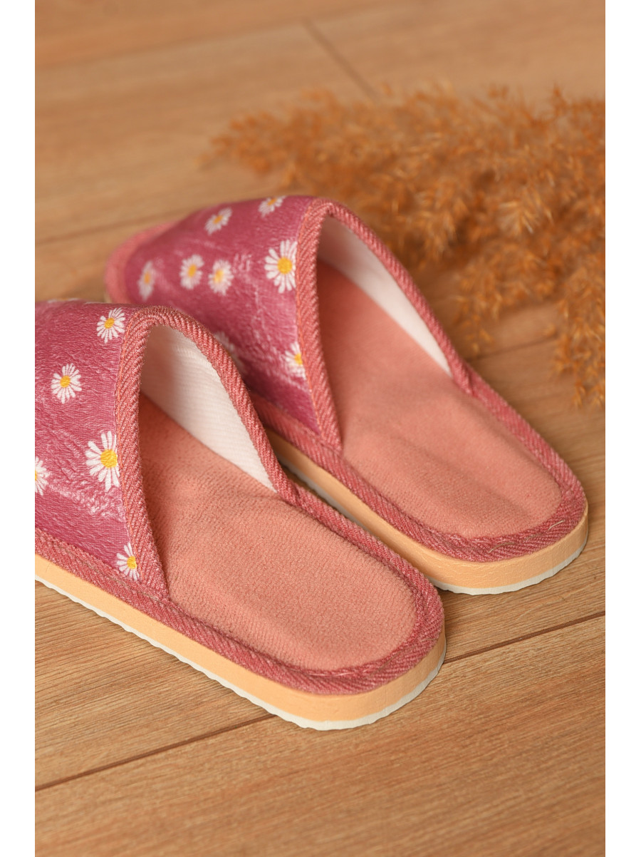 Капці домашні жіночі рожевого кольору SP-006 208334C